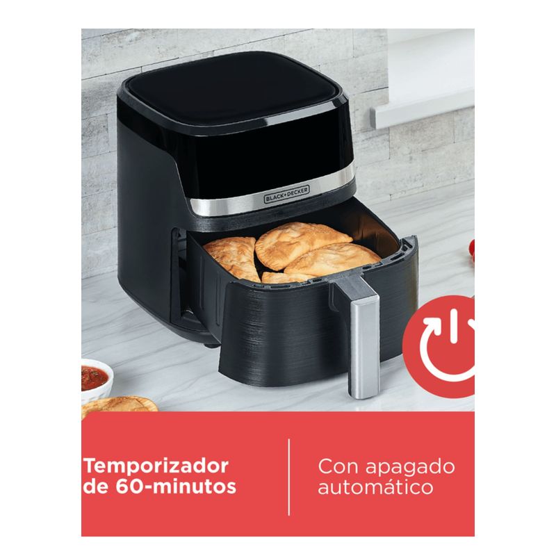 BLACK+DECKER - Freidora de aire Black+Decker PURIFRY 44Lts