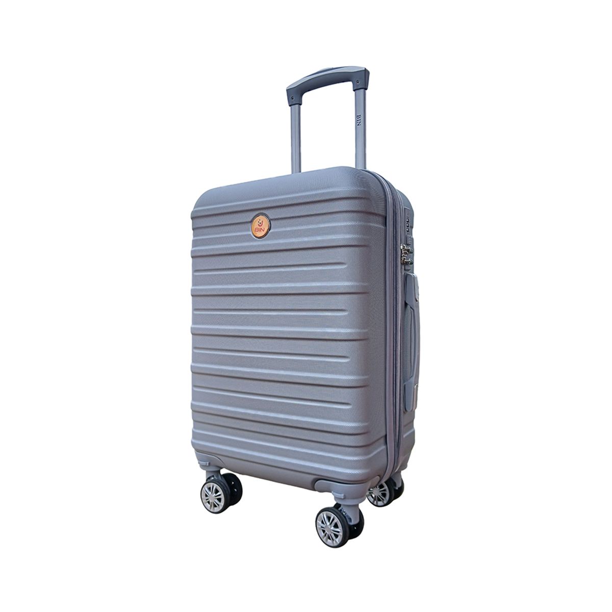 BIN COLOMBIA - Maleta De Viaje 25 Pulg Expandible Mediana Bin M021 Plata
