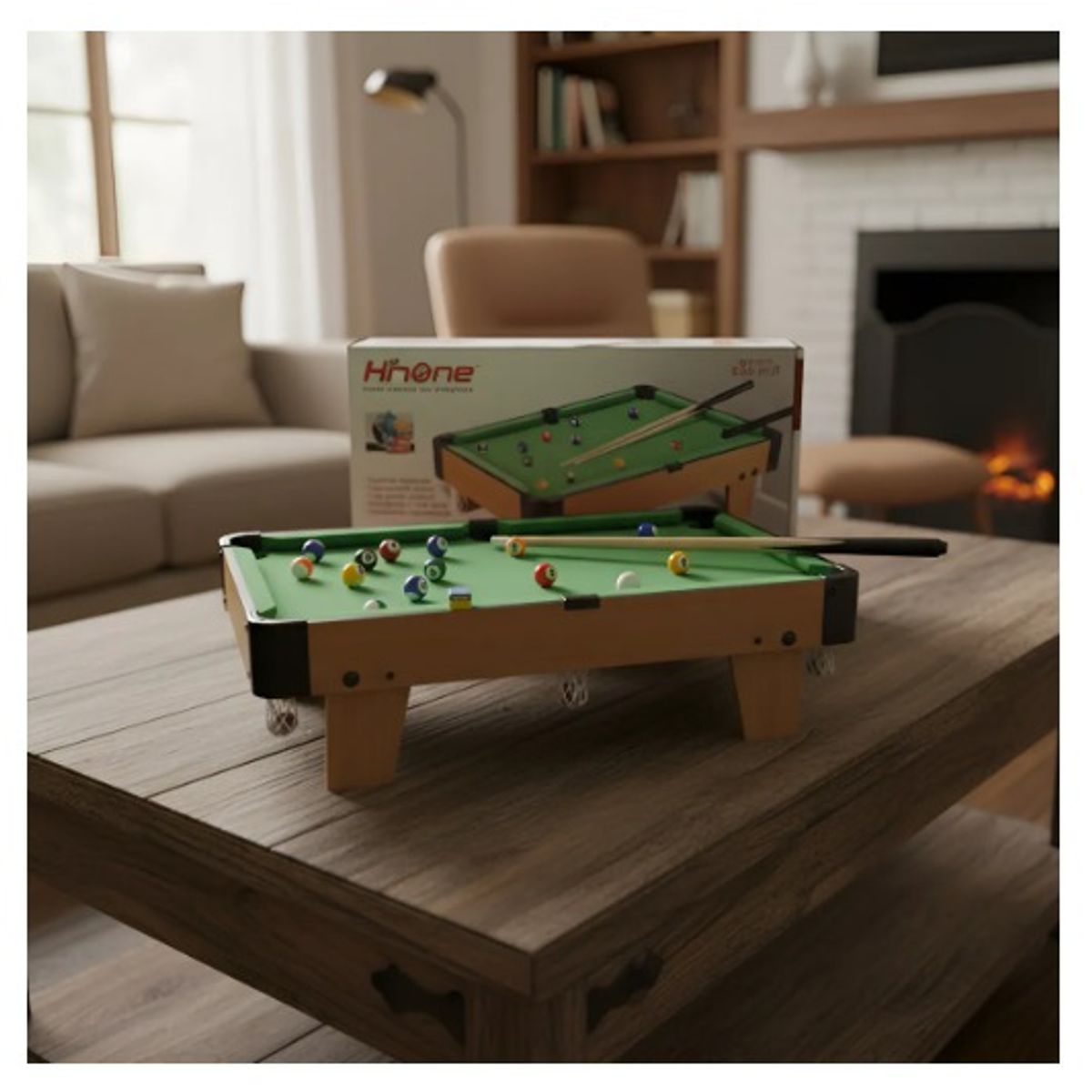 INFANTILES CAJUROMIX - Mesa De Billar De Juguete Mini Pool