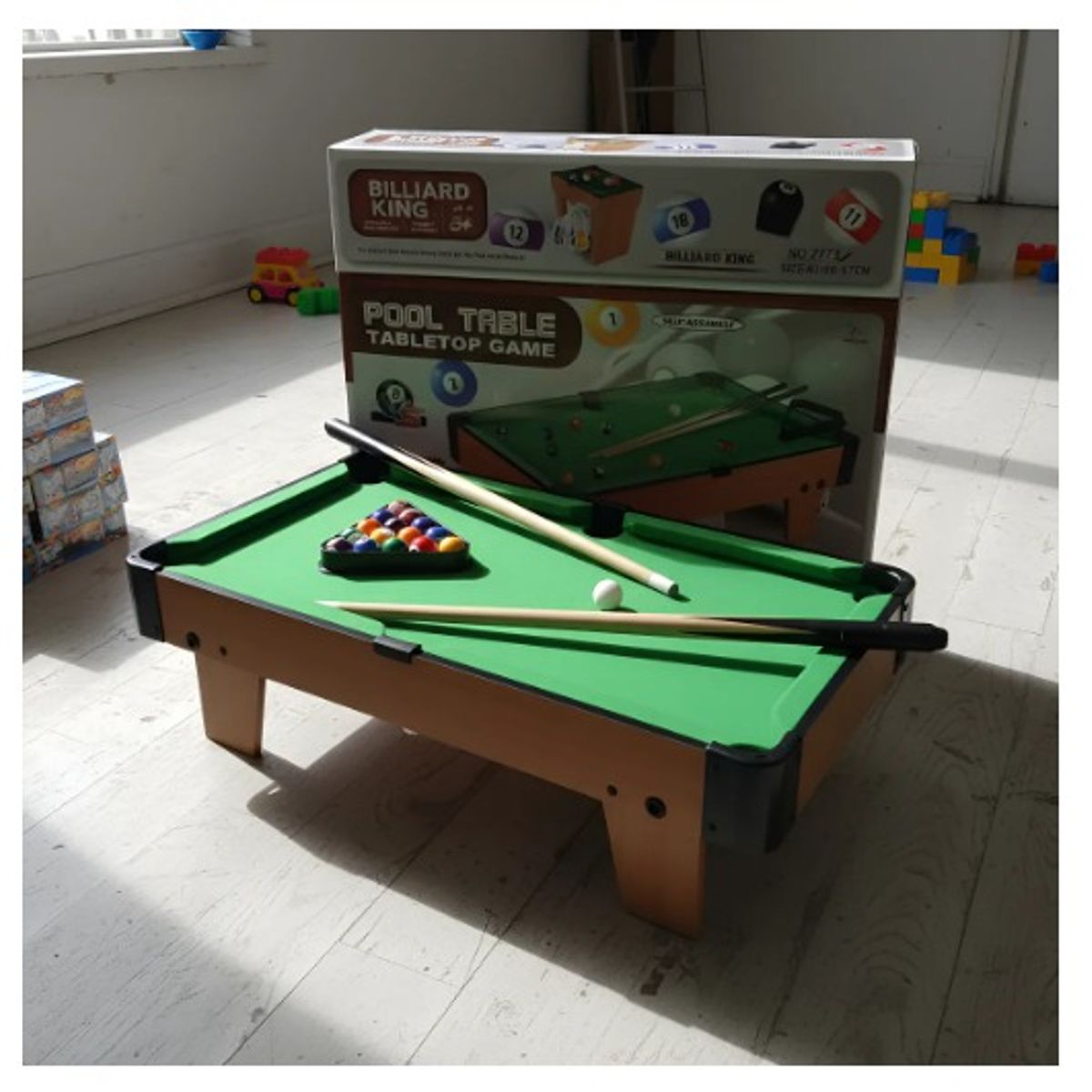 INFANTILES CAJUROMIX - Mesa De Billar De Juguete Mini Pool