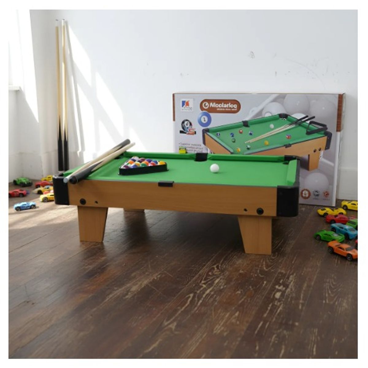 INFANTILES CAJUROMIX - Mesa De Billar De Juguete Mini Pool