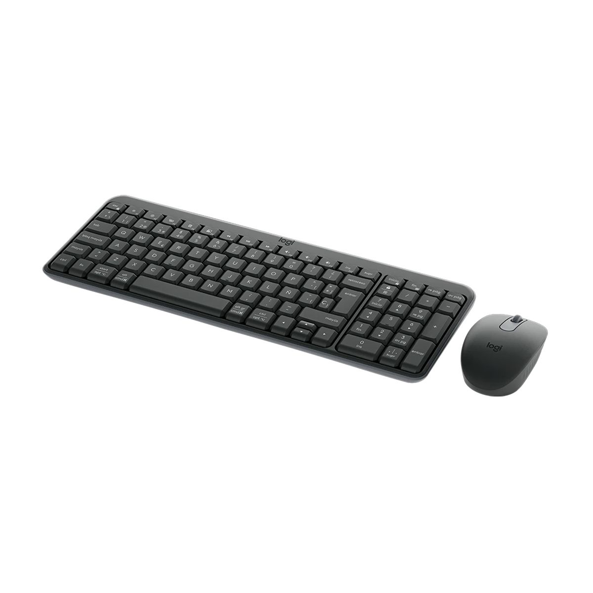 LOGITECH - Combo Teclado y Mouse Bluetooth logitech MK250 - Grafito