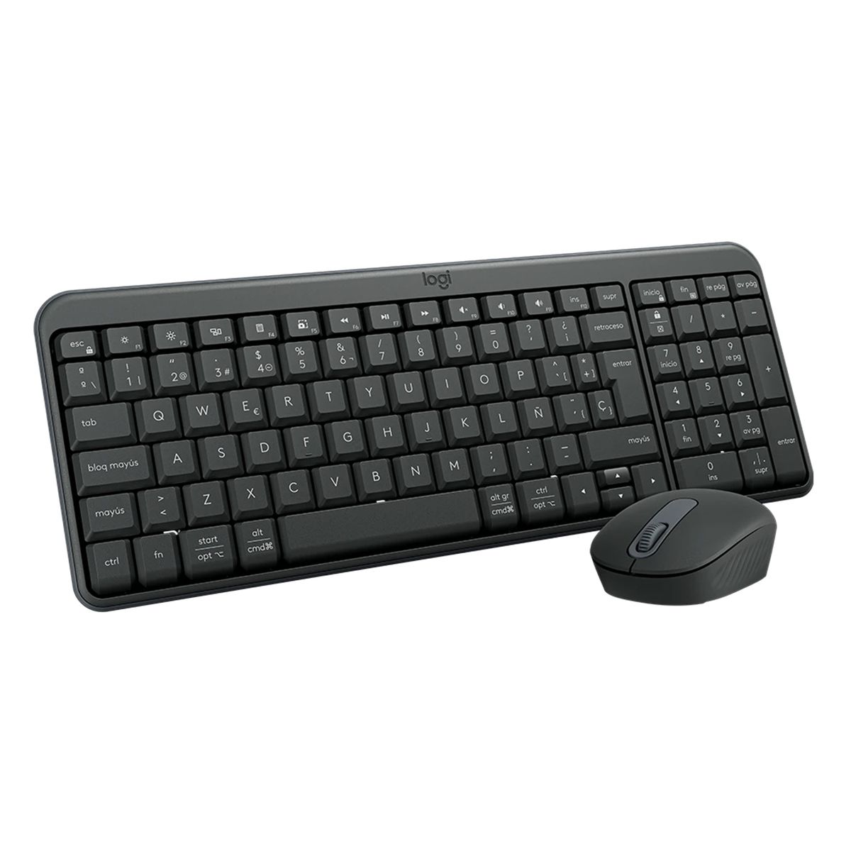 LOGITECH - Combo Teclado y Mouse Bluetooth logitech MK250 - Grafito