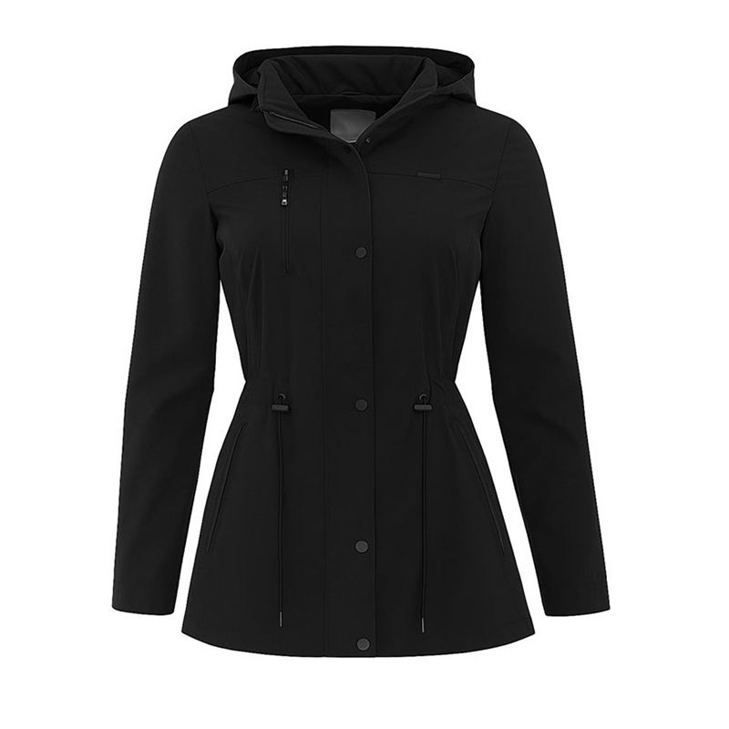 MODA EN CIRCUITO - Chaqueta en  Impermeable  Fino, estilo Parca para Mujer