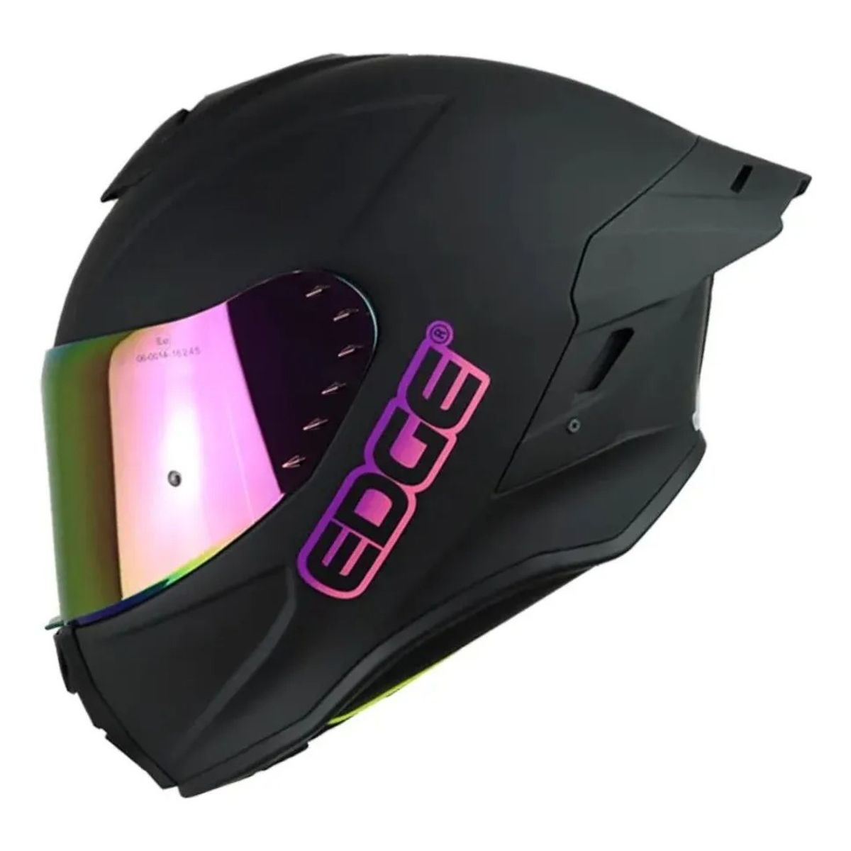 EDGE HELMETS - CASCO EDGE SHANGHAI CERTIFICADO ECE2206 TALLA M NEGRO MATE