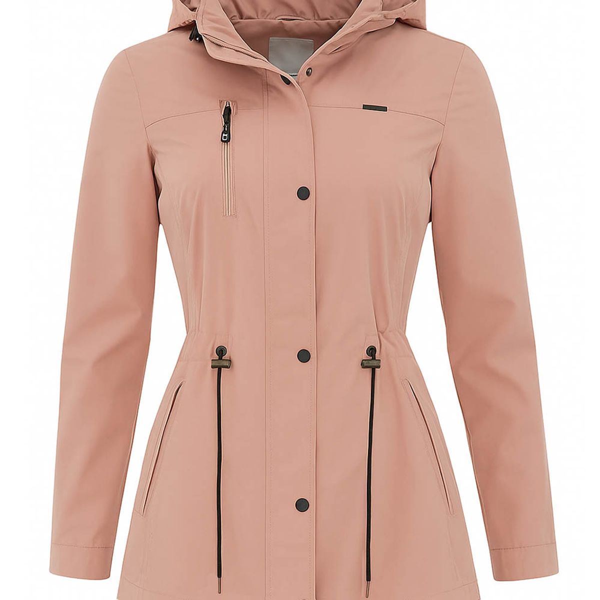 MODA EN CIRCUITO - Chaqueta en  Impermeable  Fino, estilo Parca para Mujer