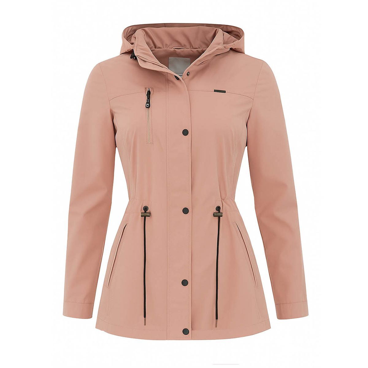 MODA EN CIRCUITO - Chaqueta en  Impermeable  Fino, estilo Parca para Mujer