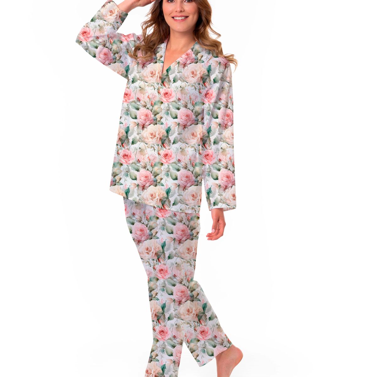 CLONHADAS - Pijama completa con pantalón Mujer Manga larga Clonhadas DANIELA LIVIANO