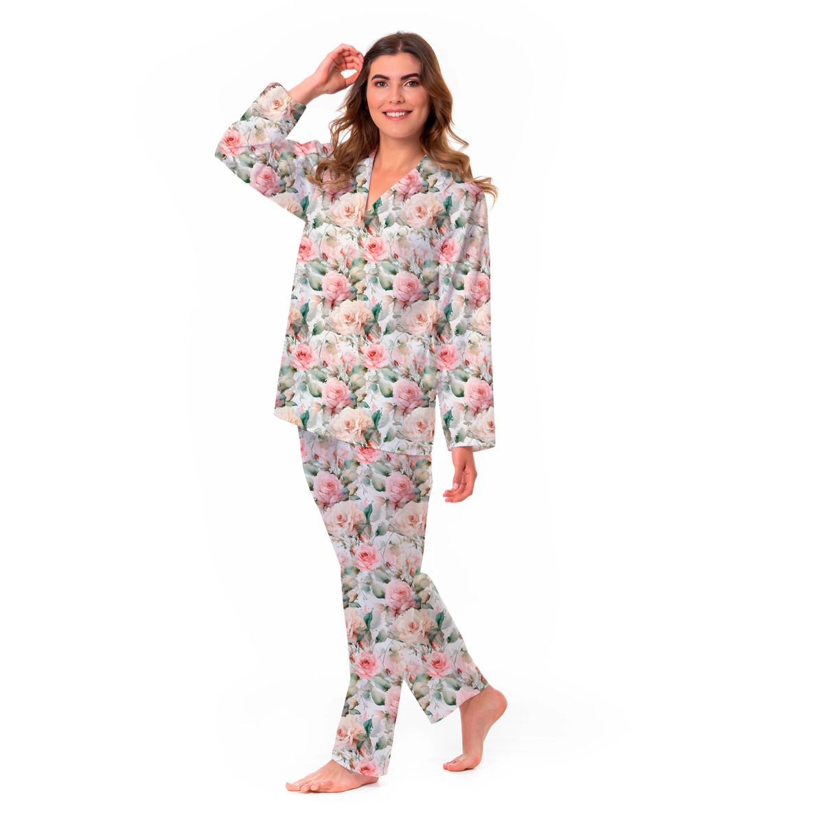 CLONHADAS - Pijama completa con pantalón Mujer Manga larga Clonhadas DANIELA LIVIANO