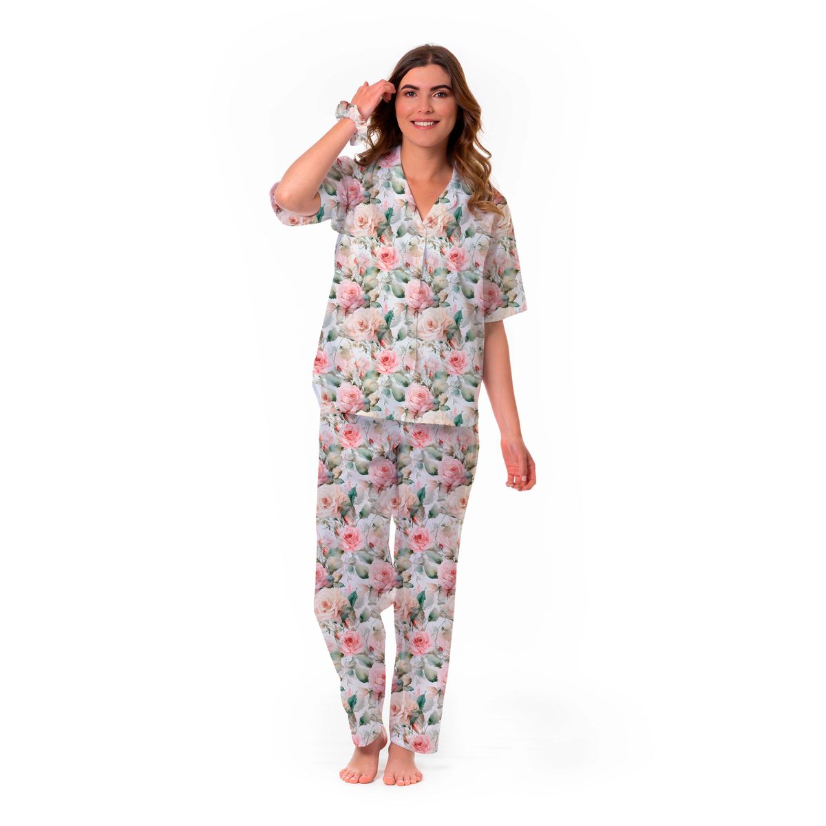 CLONHADAS - Pijama completa con pantalón Mujer Manga Corta Clonhadas SUSY