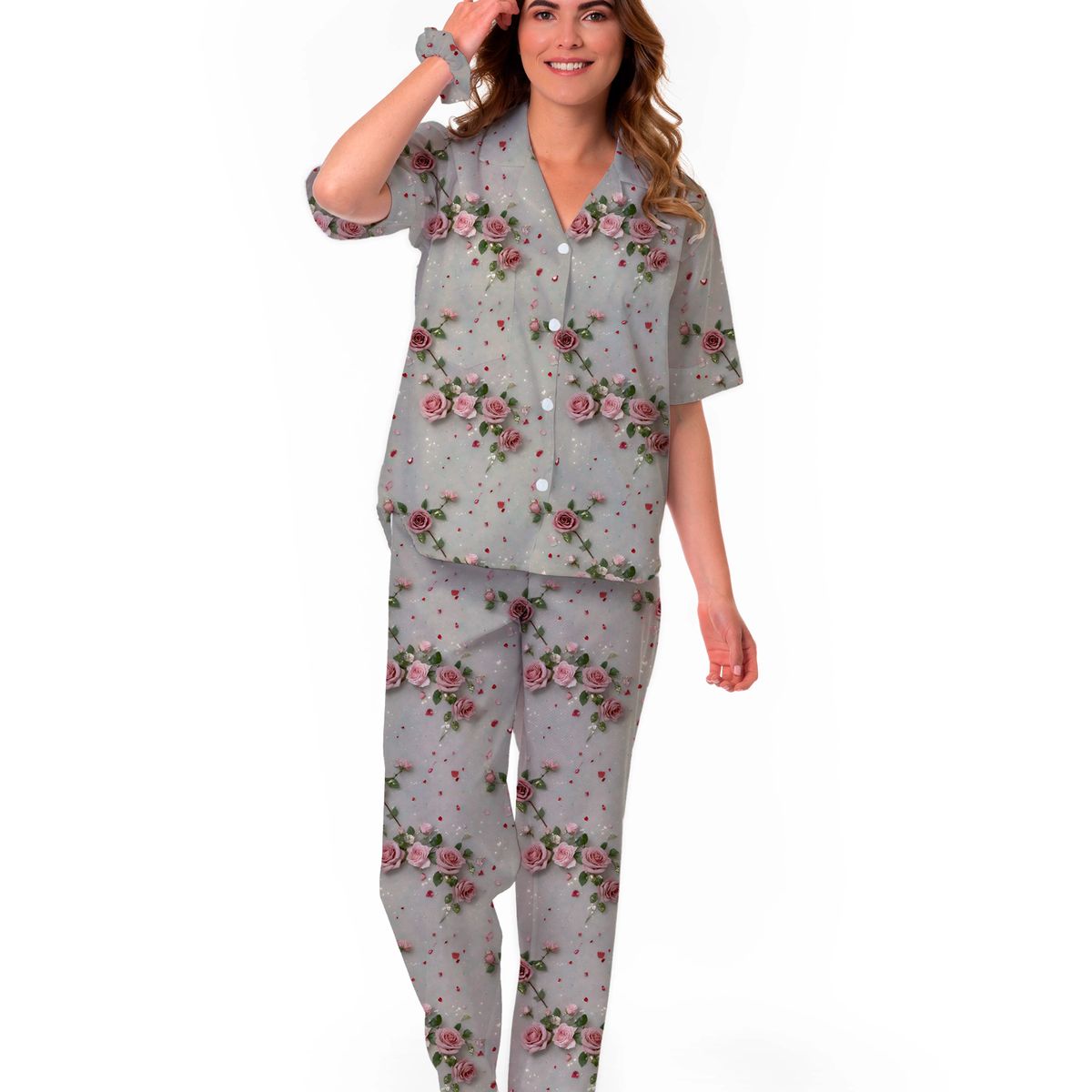 CLONHADAS - Pijama completa con pantalón Mujer Manga Corta Clonhadas SUSY