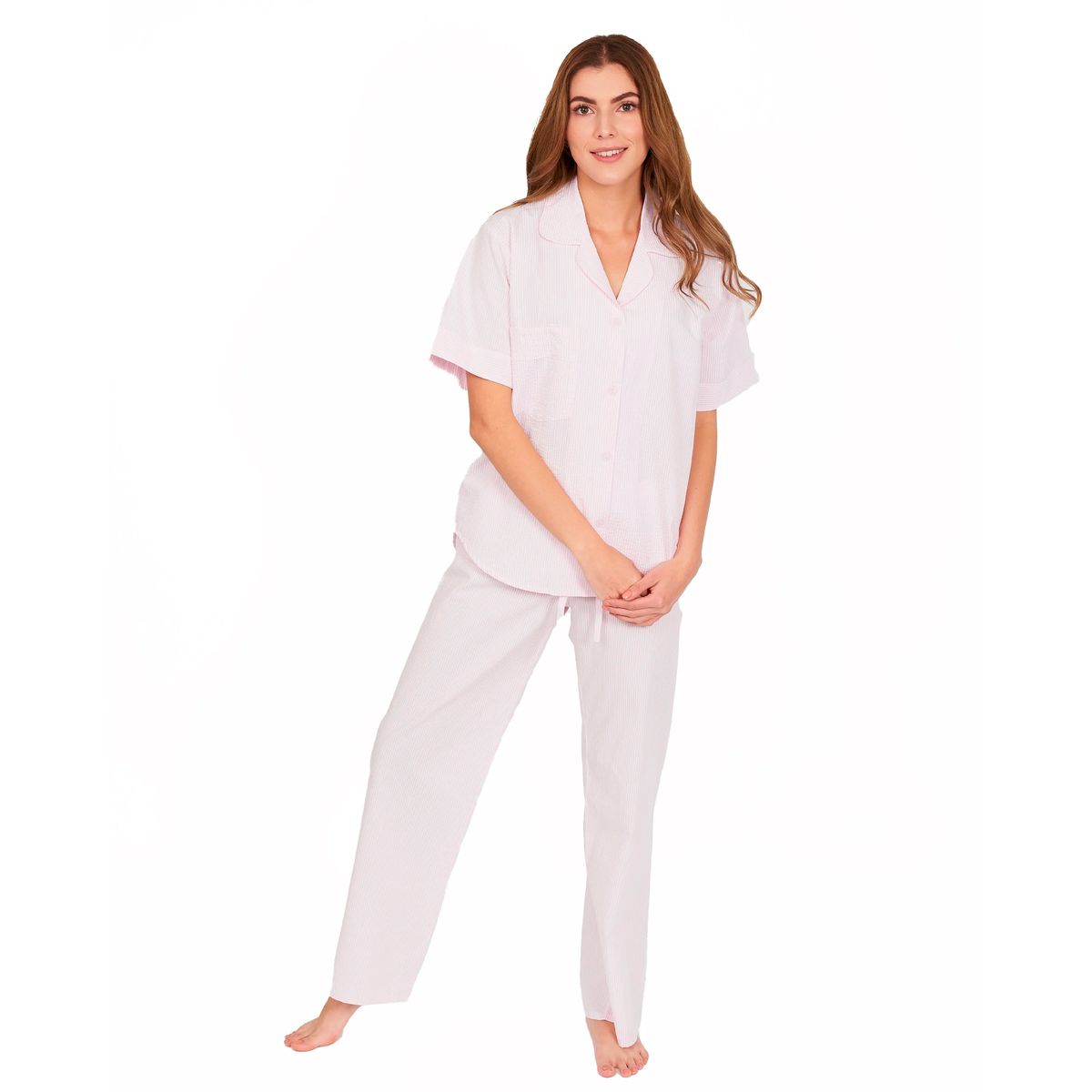 CLONHADAS - Pijama completa con pantalón capri Mujer Manga Sisa Clonhadas LINA