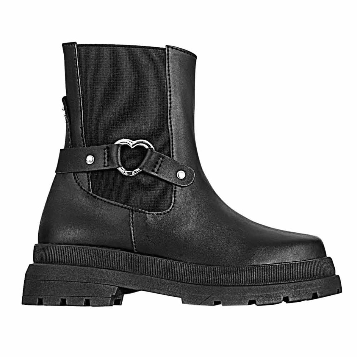 FRATTINI - Botabotin de niña Frattini Negro bota xerta