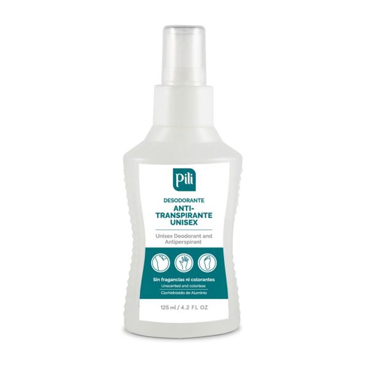 PILI - Desodorante Pili Antitranspirante Unisex 125 Ml