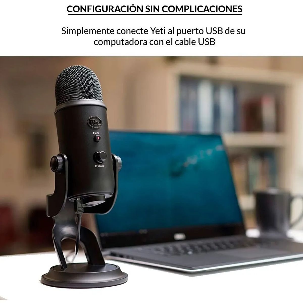 LOGITECH - Microfono Gaming Streaming Logitech Blue Yeti