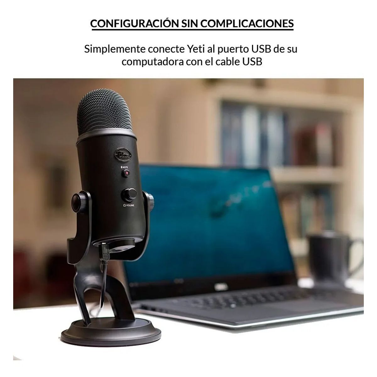 LOGITECH - Microfono Gaming Streaming Logitech Blue Yeti