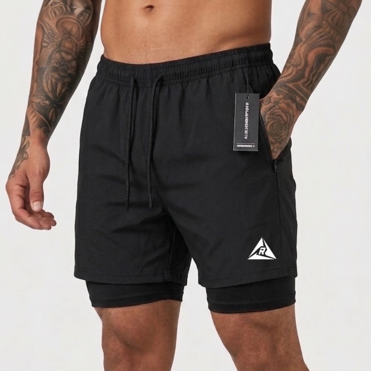 RIPPLE FT - Combo X2 Pantalonetas Hombre Con Licra Corta Original Ripple