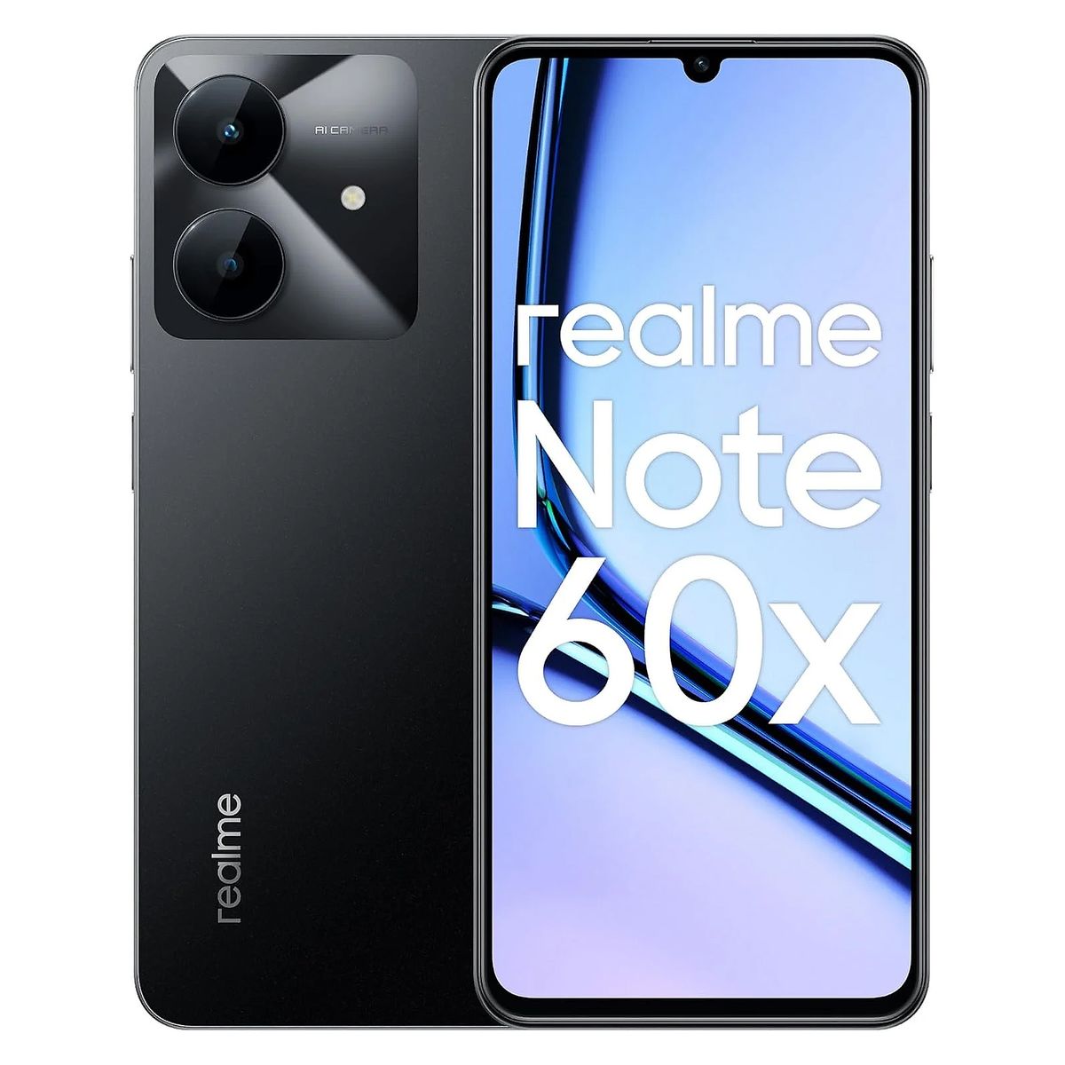 REALME - Celular Realme Note 60X 128GB 4GB Ampliable a 12GB Negro