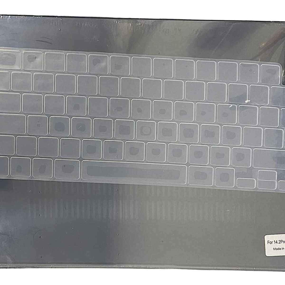 GENERICO - Carcasa Case Para Mac Pro 14 A2442 Protector Teclado Español Negro