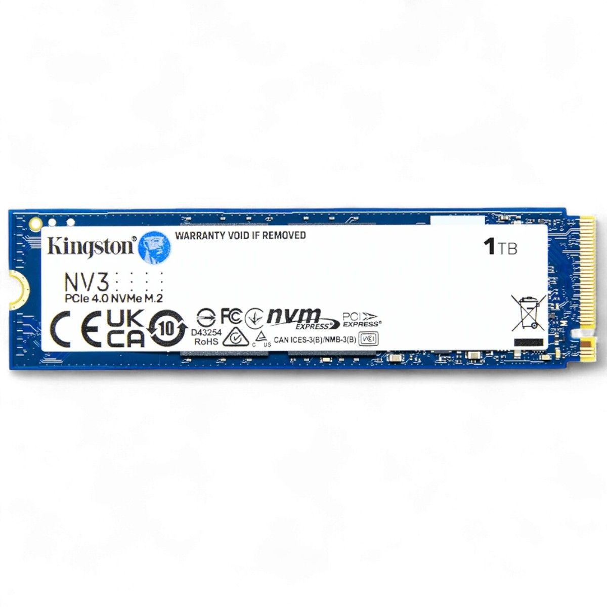 KINGSTON - Unidad De Estado Solido Ssd M2 Nvme 1tb Kingston Nv3 6000 X 4000