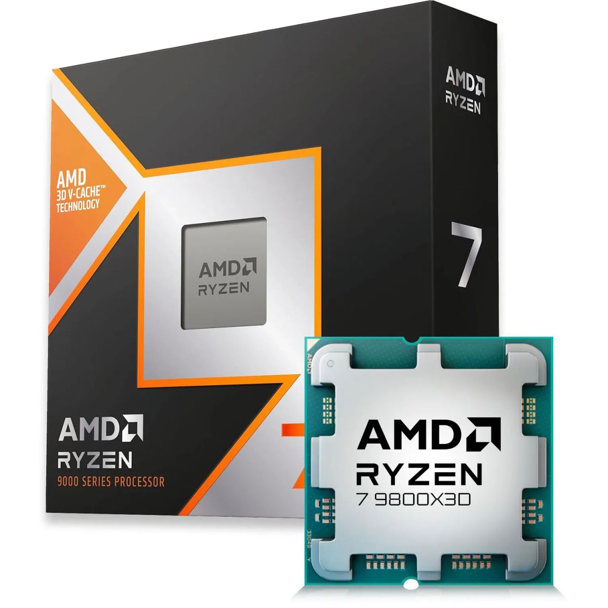 AMD - Procesador Ryzen 7 9800X3D AM5 8 Núcleos - CPU AMD 5.2