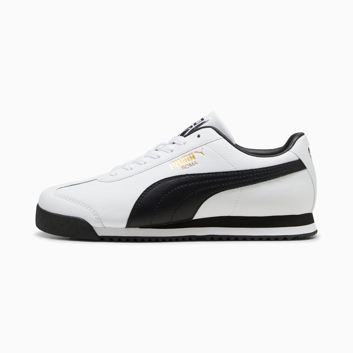 PUMA - Tenis Puma Hombre Roma 24 Blanco Negro 396868-01 Casual