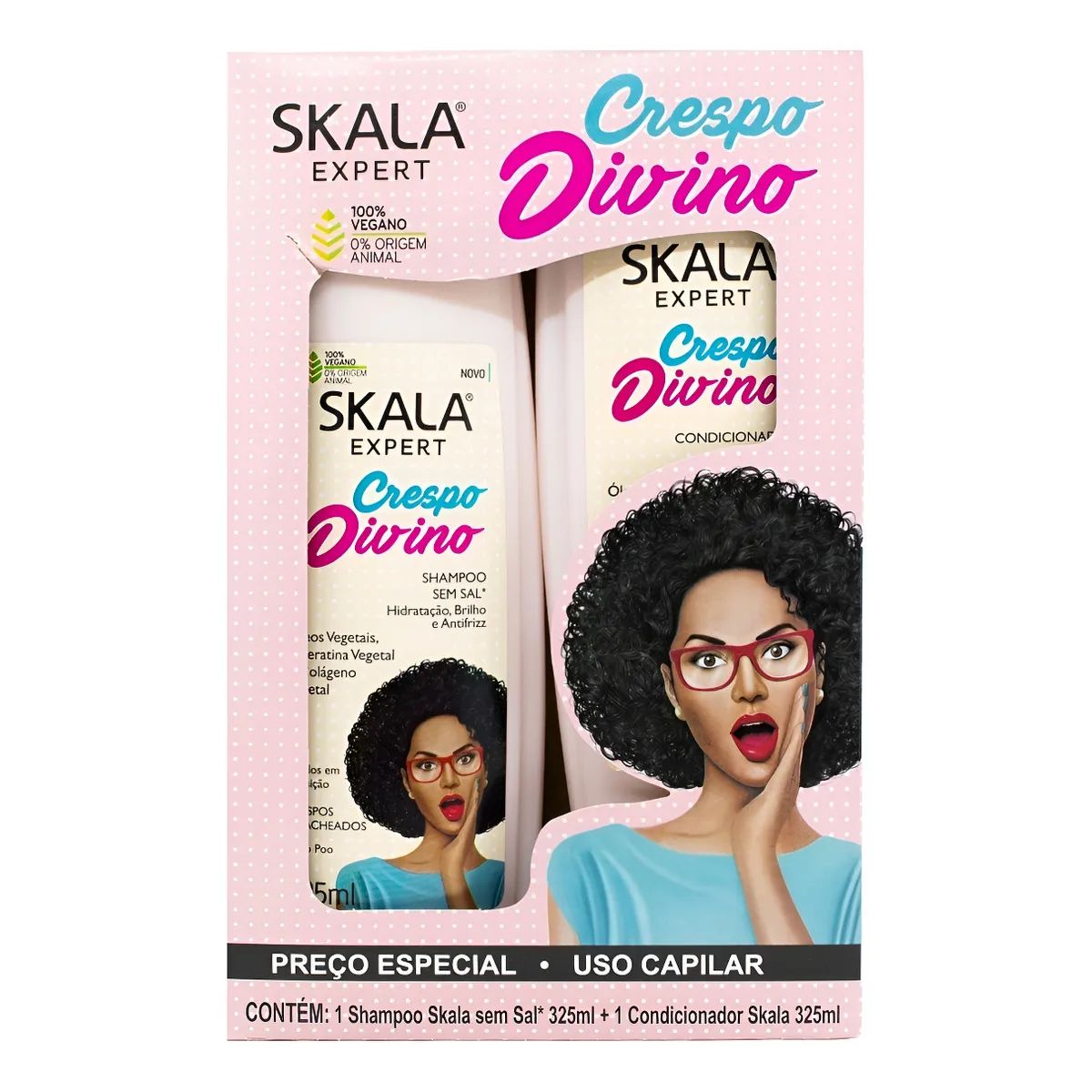 SKALA - Skala Crespo Divino Shampoo Acondicionador Vegano