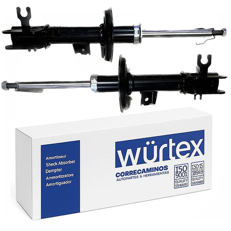 GENERICO - Kit Amortiguadores Delanteros Gas Spark GT marca Wurtex