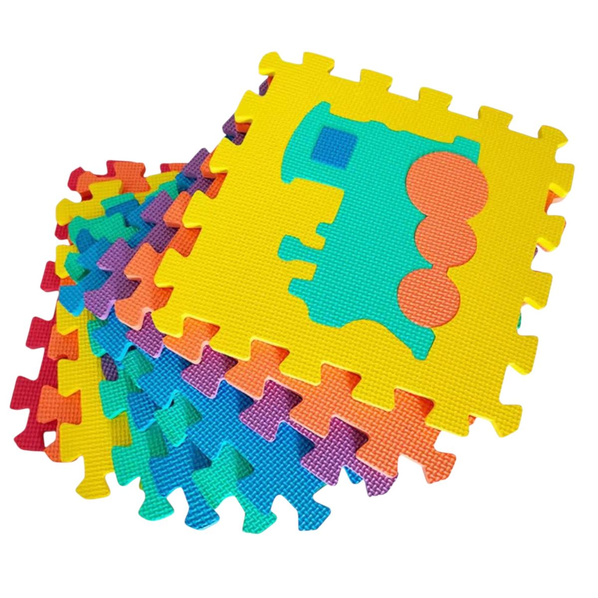 GENERICO - Tapete Rompecabezas x 9 fichas Foamy ParaTransporte