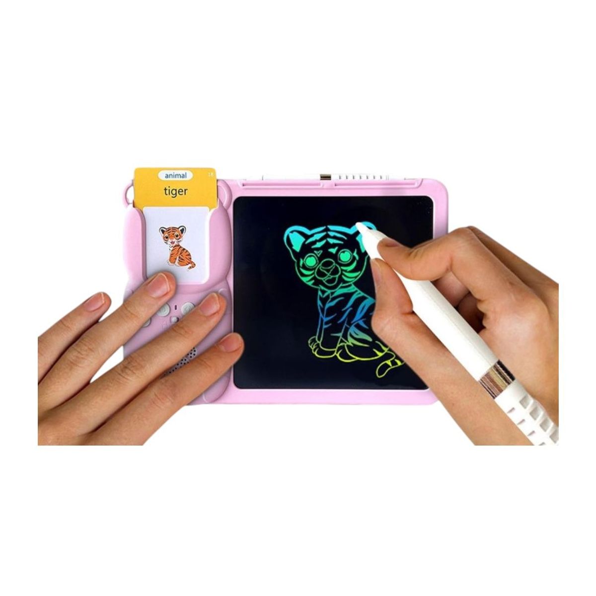 GENERICO - Lector De Interactivo Bilingüe ConTablero Mágico Rosa