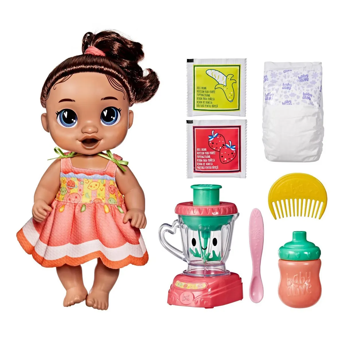BABY ALIVE - Baby Alive Sweet Smoothies Gigi Giggle Dulces Batidos Muñeca