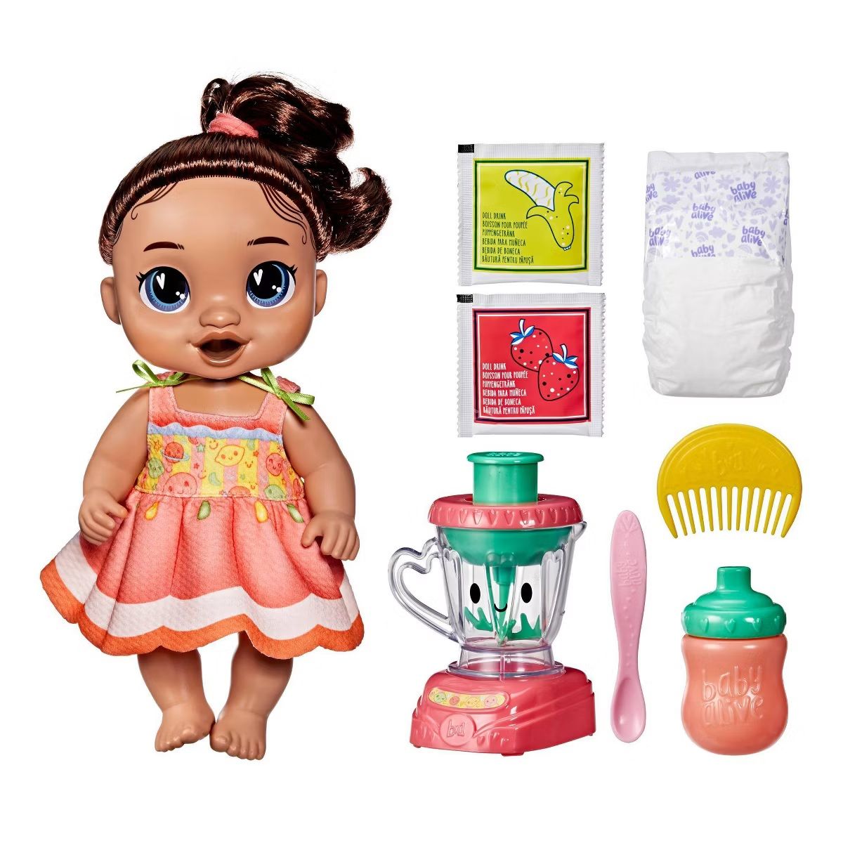 BABY ALIVE - Baby Alive Sweet Smoothies Gigi Giggle Dulces Batidos Muñeca