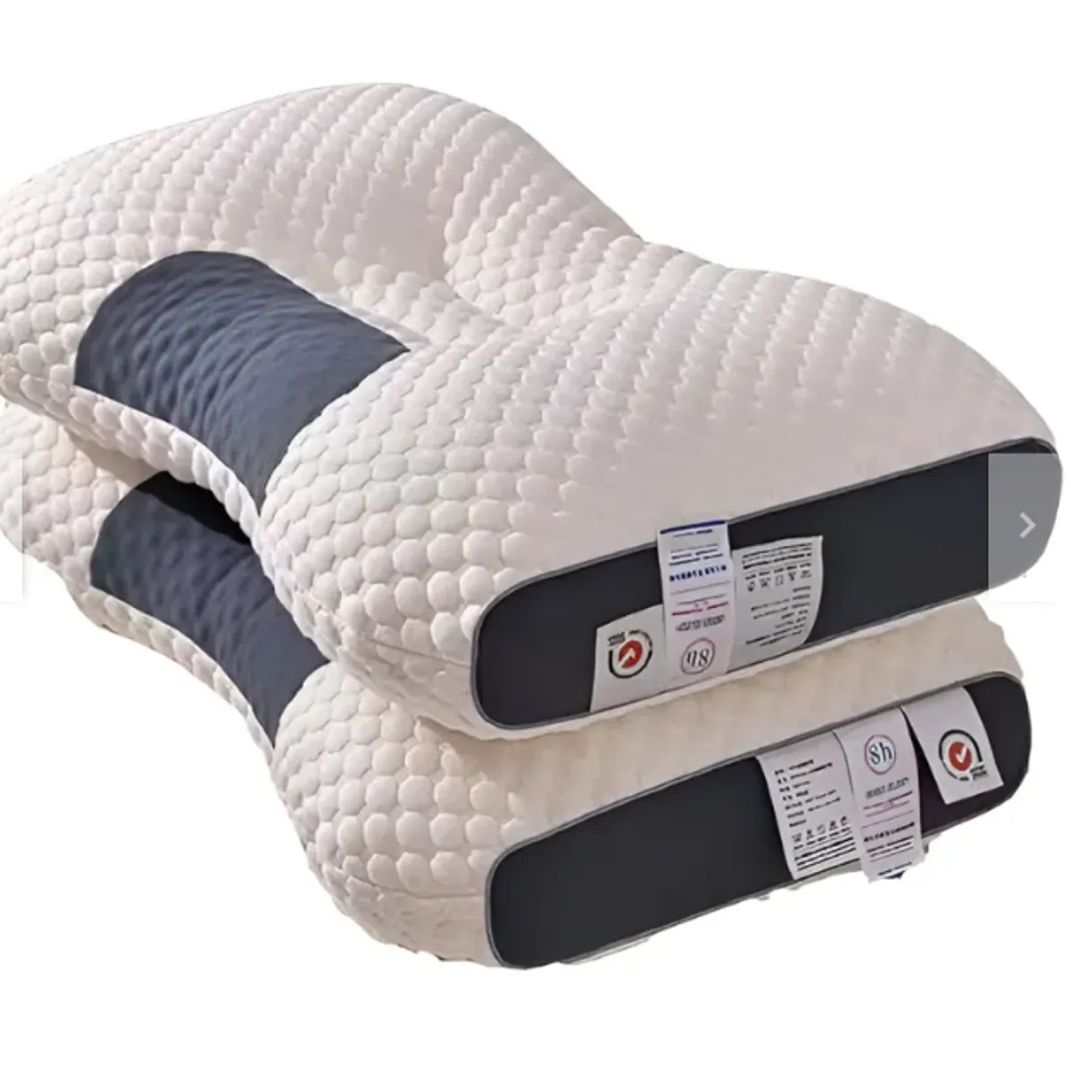 ONE PIXEL - 2 Almohadas Cervical Aloe Vera Ergonomica Antialérgica