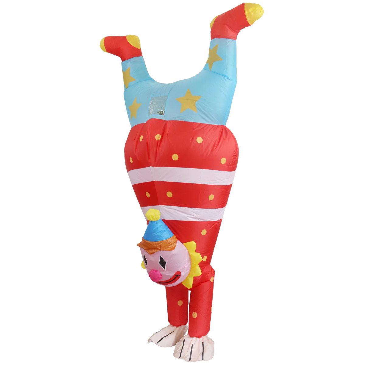 GENERICO - Disfraz inflable de payaso parado de manos