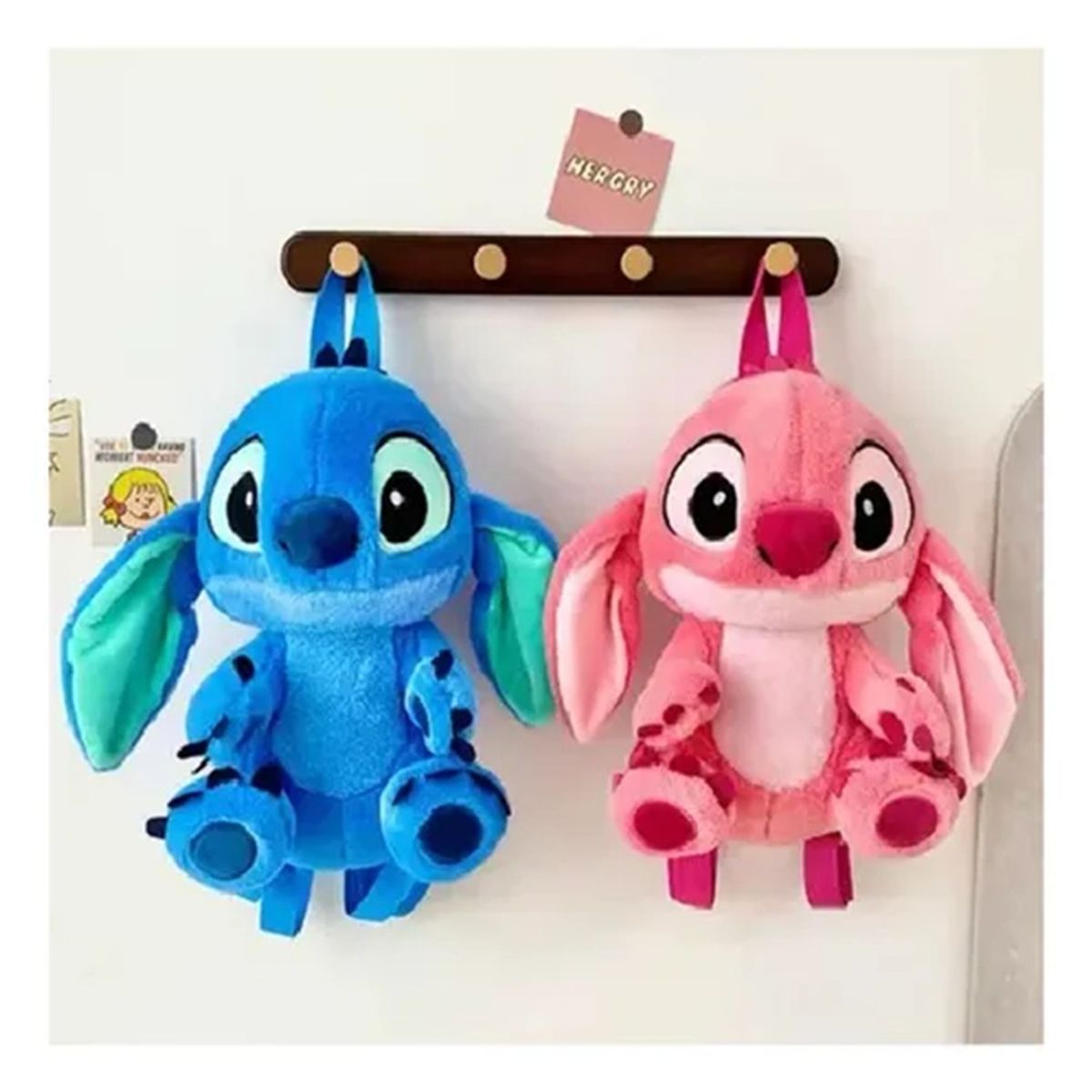 GENERICO - Mochila De Peluche Infantil  Stitch