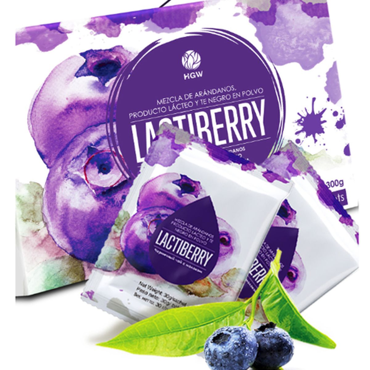 GENERICO - Mezcla de Arándanos con te verde Lactiberry HGW