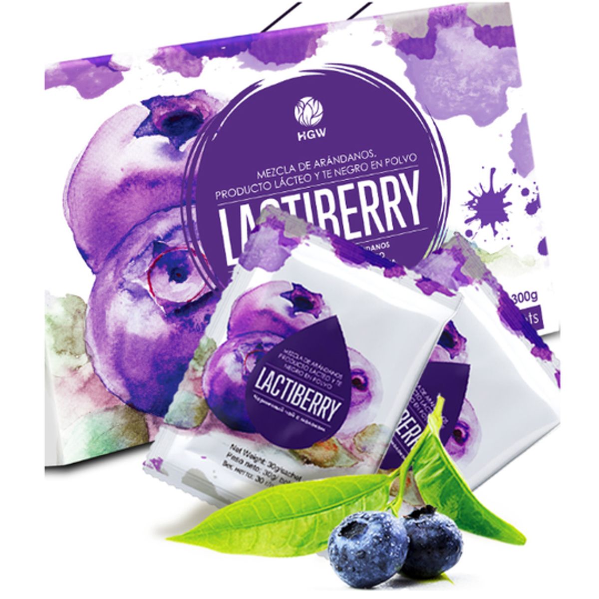 GENERICO - Mezcla de Arándanos con te verde Lactiberry HGW