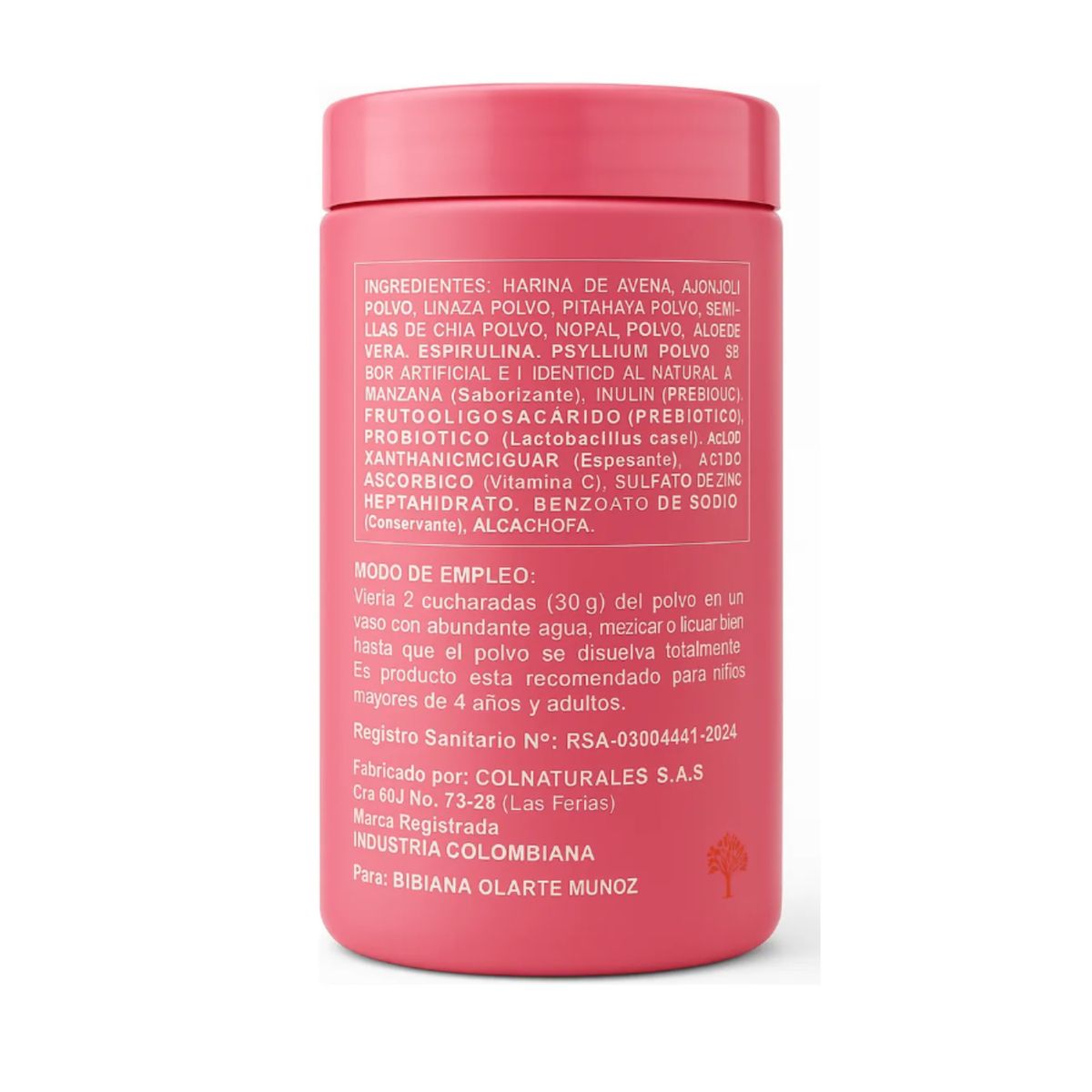 NUTRISANT - Probioticos Y Prebioticos Vaginal Uro Manzana En Polvo Para Mujer