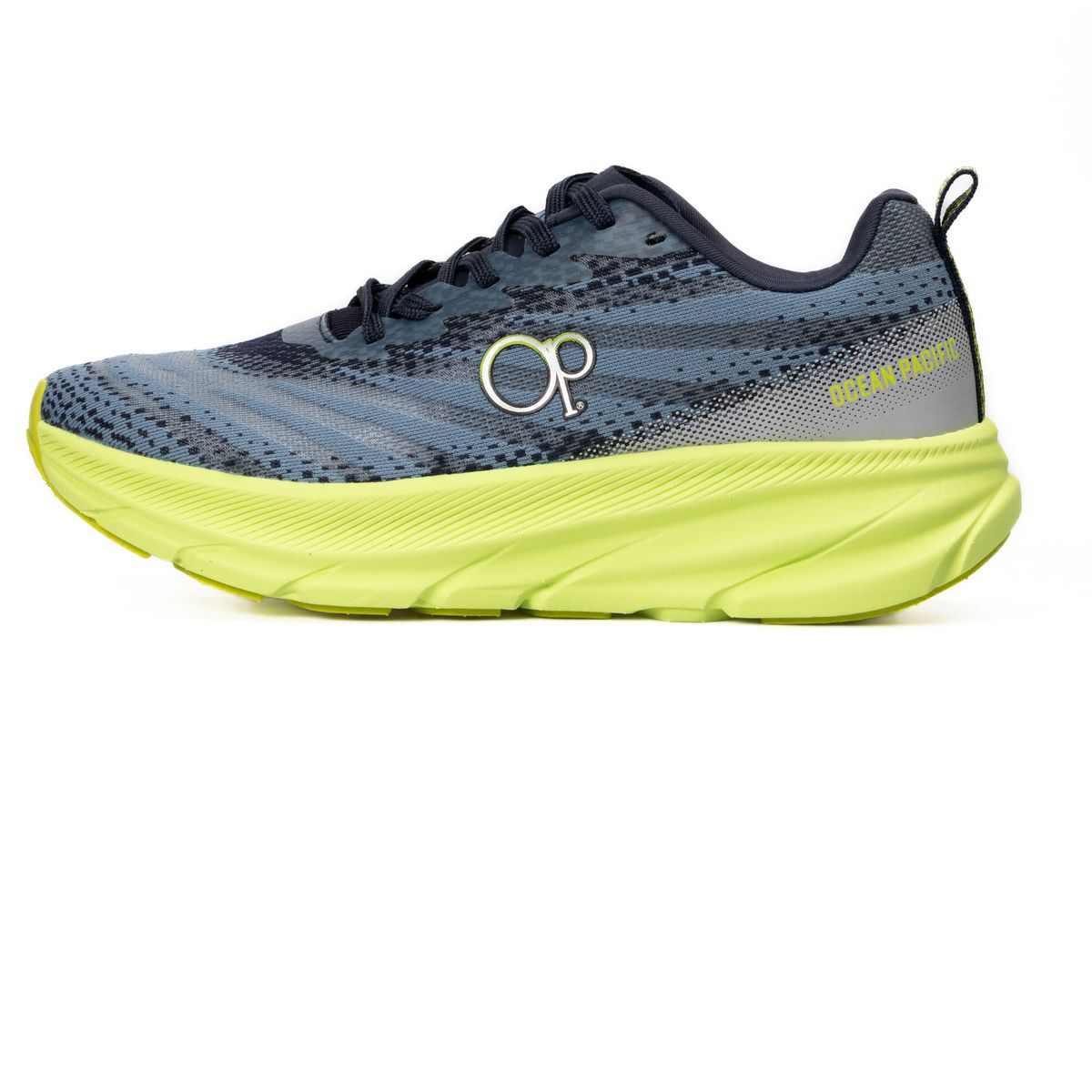 OCEAN PACIFIC - Tenis para Hombre OP De Running Pro Azul y verde