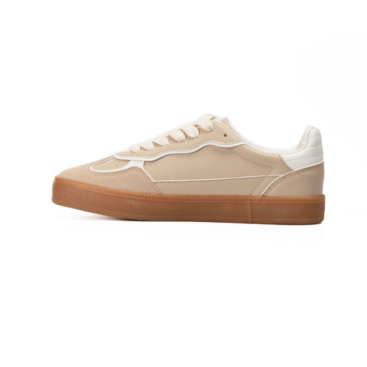 OCEAN PACIFIC - Tenis para Mujer OP Vulcanizados Beige