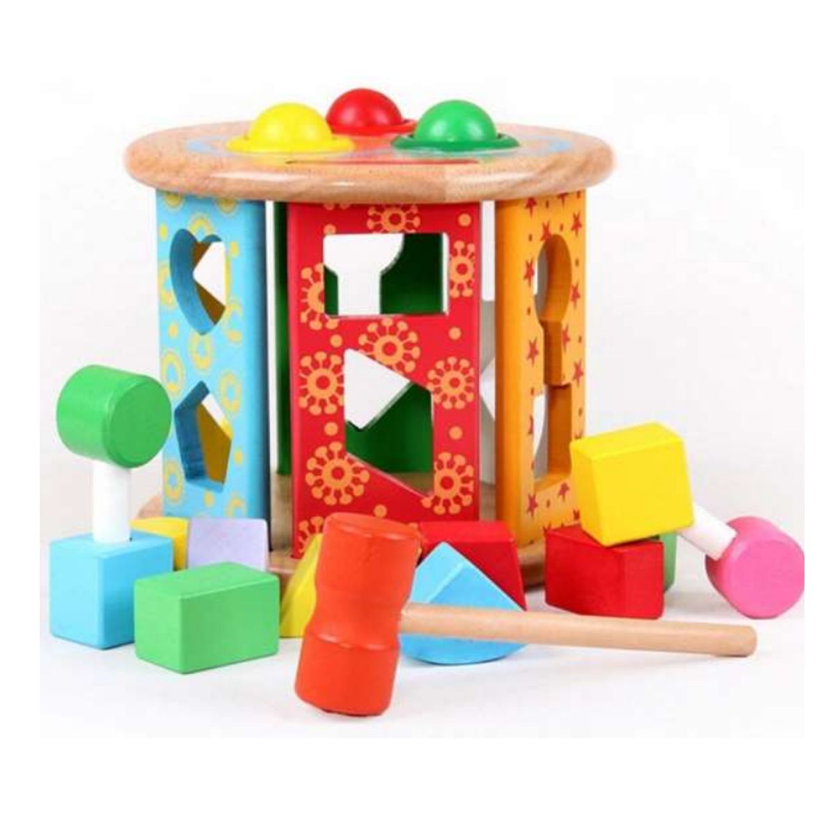 SWISSHOME - JUEGO EN MADERA PARA NIÑOS Y NIÑAS +3 AÑOS