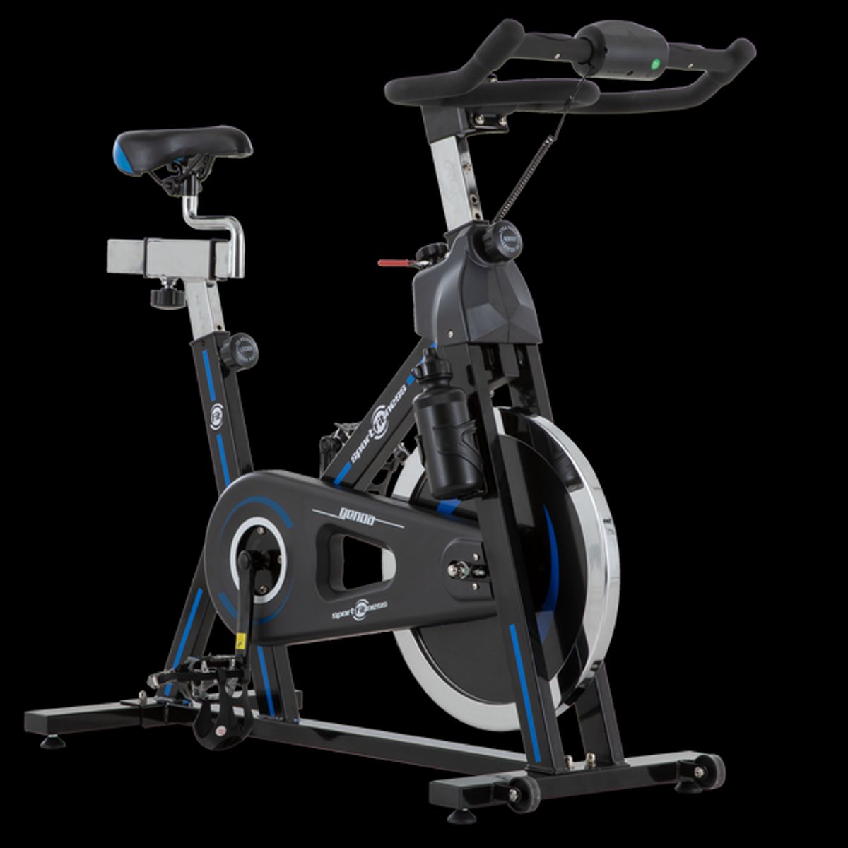 SPORT FITNESS - Bicicleta Spinning Genoa Negro Azul