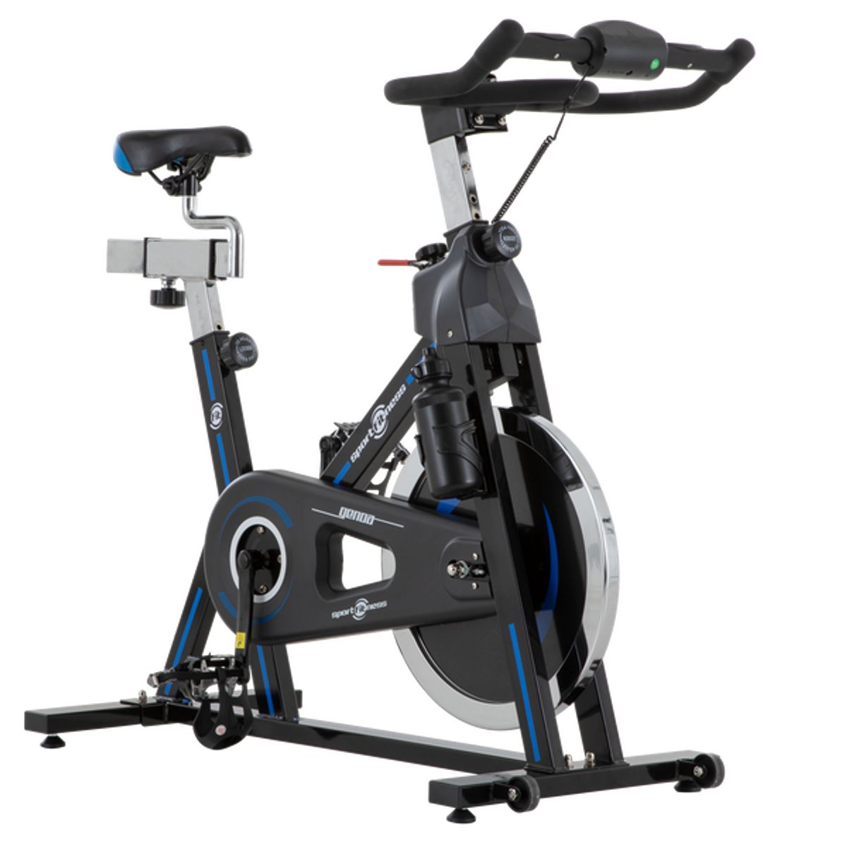 SPORT FITNESS - Bicicleta Spinning Genoa Negro Azul