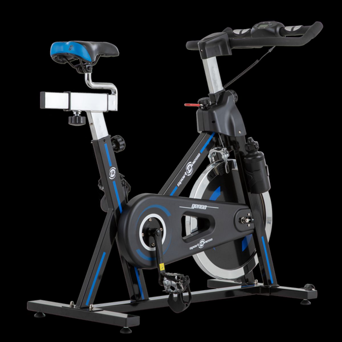 SPORT FITNESS - Bicicleta Spinning Genoa Negro Azul