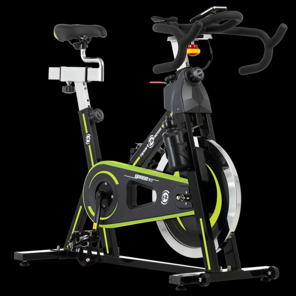 SPORT FITNESS - Bicicleta Spinning Genoa Negro Verde