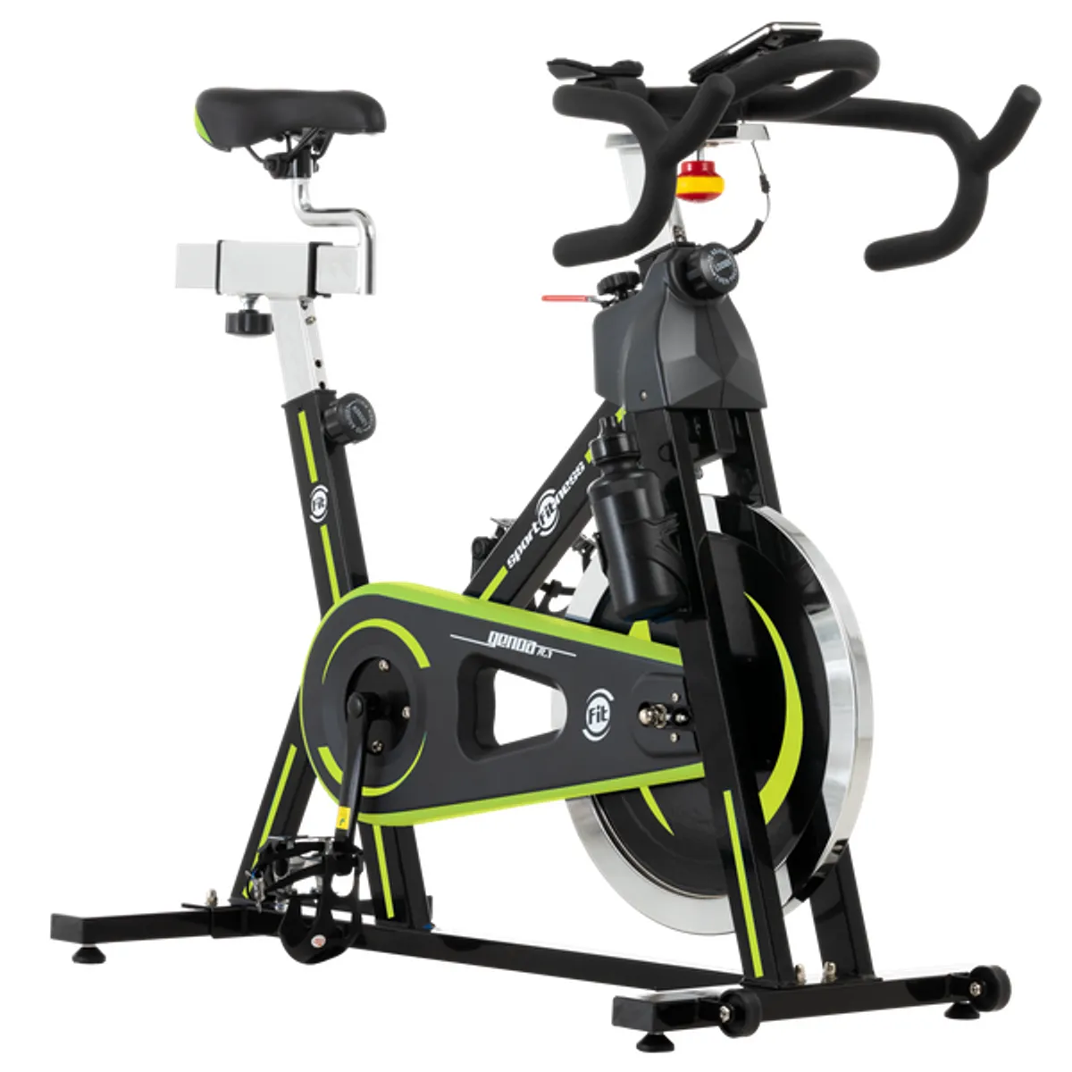 SPORT FITNESS - Bicicleta Spinning Genoa Negro Verde