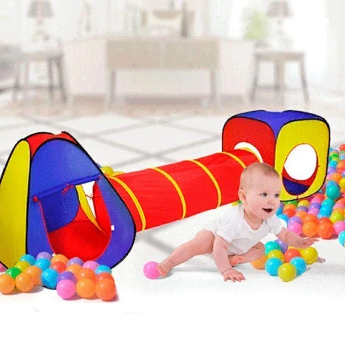 CHINA GLAZE - Tienda Castillo 3 En1 Piscina + 50 Pelotas