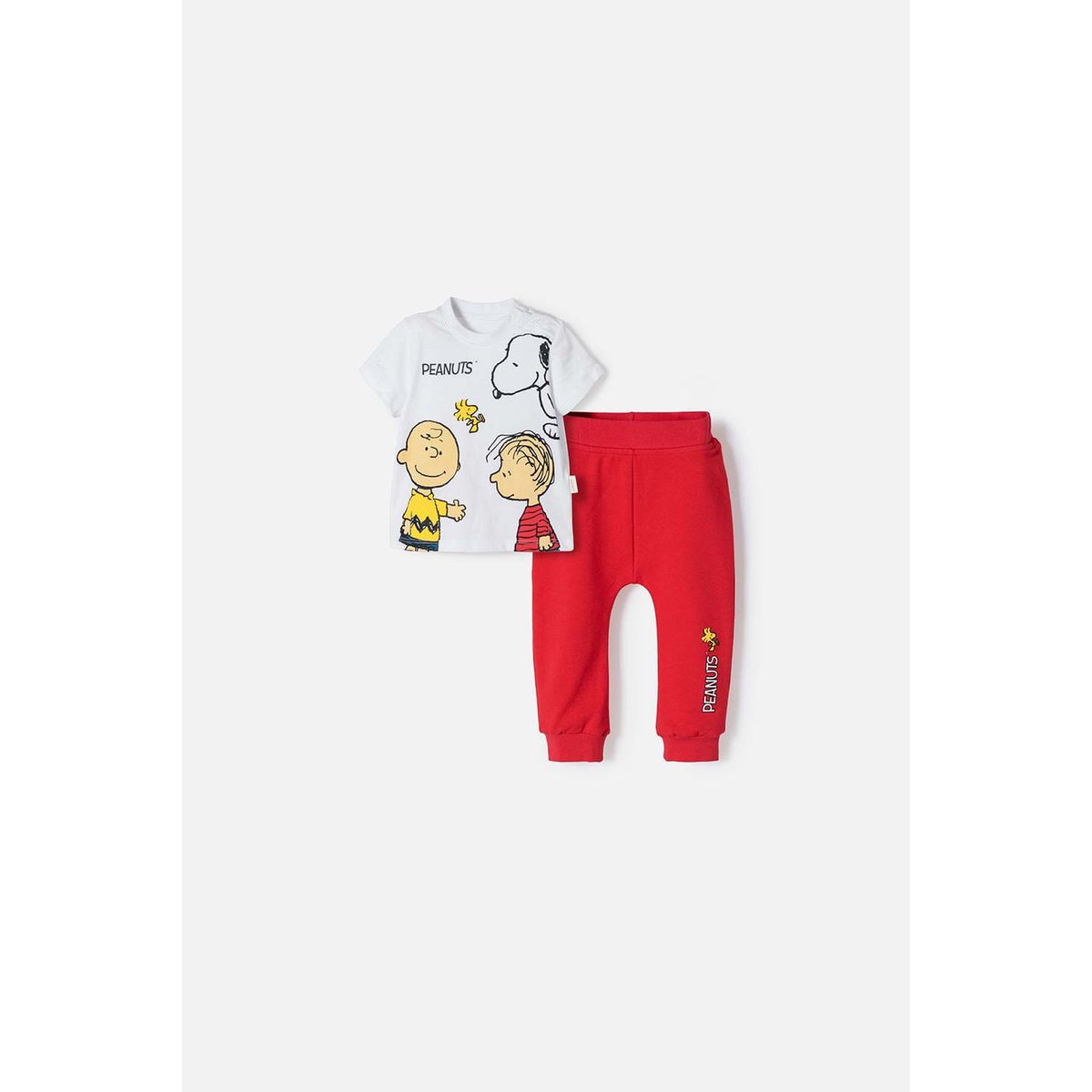 SNOOPY - Conjunto de Snoopy con pantalón largo para bebé niño