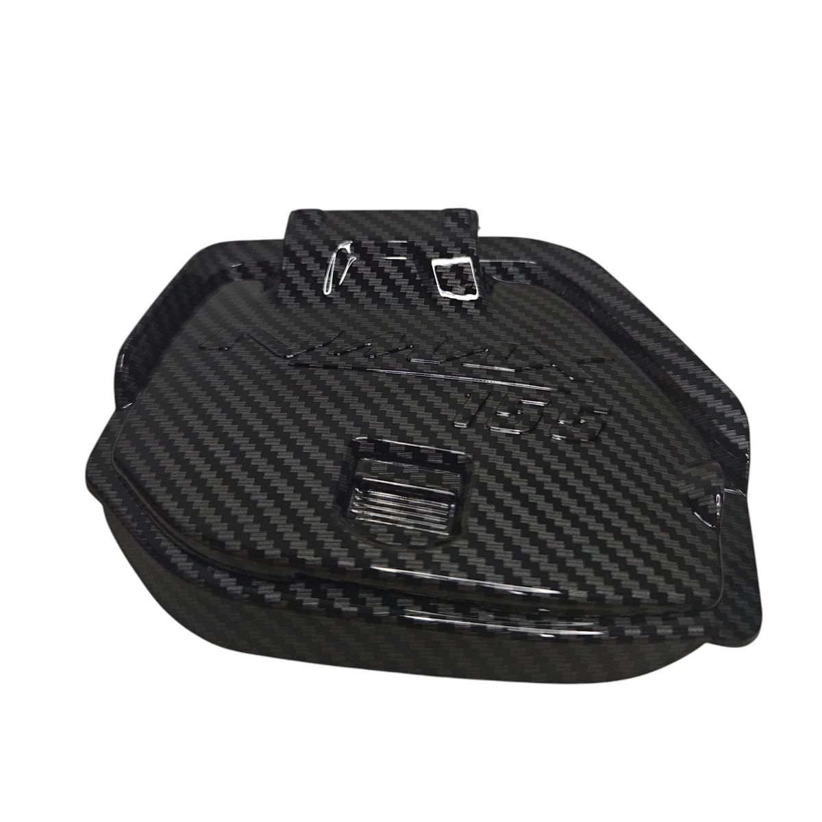 GENERICO - Tapa Guantera Yamaha Nmax 2025 V3 (turbo) Color Aerografia Fibra Carbono