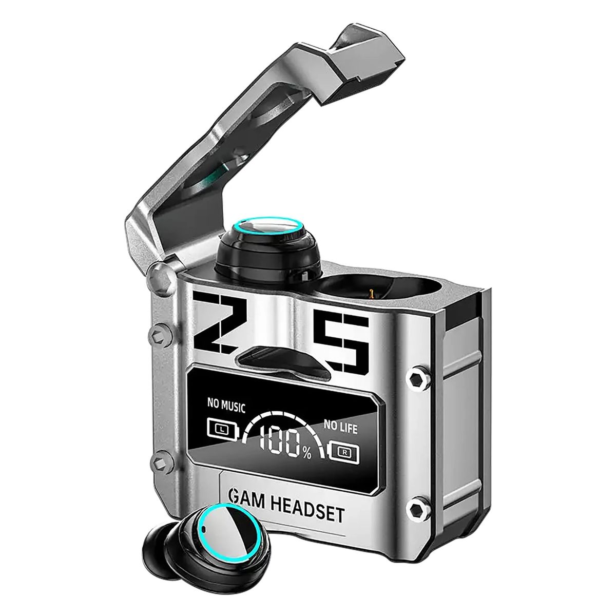 GENERICO - Auriculares Inalámbricos M25 Tws Bluetooth 5.2 Baja Latencia Color Gris